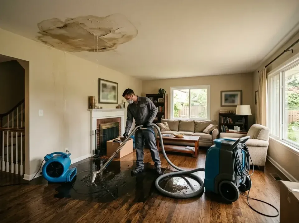 attic-pipe-burst-ceiling-drip-008 — frequently asked questions, Water Damage Restoration & Carpet Care in North Bend, OR